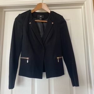 H&M blazer, black, size 6.